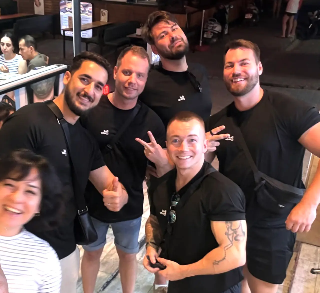 Gruppeselfie fra Ölüdeniz