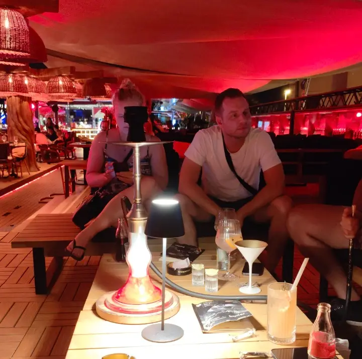 Drinks og vandpibe i Split
